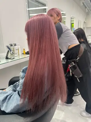 カラー ブリーチなし透明感 💗RYOTAのヘアスタイル