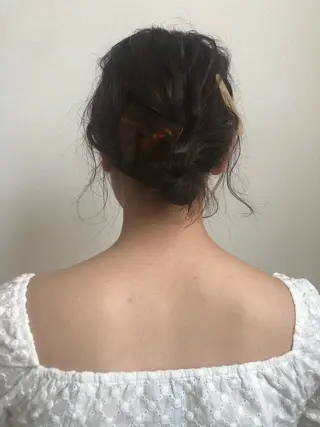 ミディアム ヘアアレンジ classic 新横浜所属・大人girly🛋️ 🤍yukakoのヘアスタイル