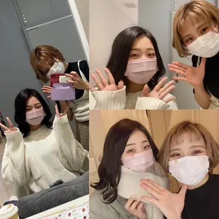 ショート カラー メンズ キッズ ✂︎ショート、ボブ、 レイヤー🩵YUMIのヘアスタイル