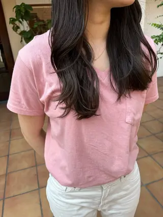 ロング カラー putri 川邉 優花のヘアスタイル