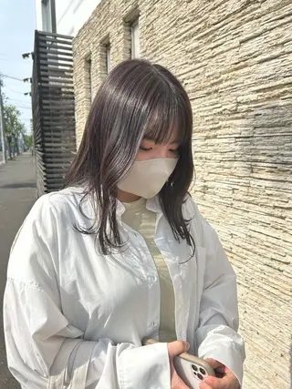 ミディアム カラー dulce oro所属・円山/ブリーチ/暖色 Kiriのヘアスタイル