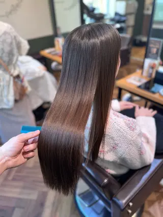 ロング 髪質改善ヘアエステ AInoa RUANA 青山所属・✨️髪質改善 ミヤケのヘアスタイル