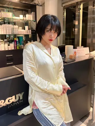 ショート レイヤーカット/ 堀匠吾のヘアスタイル