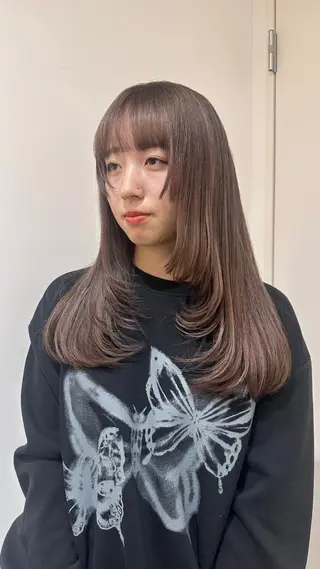 ロング カラー 岐阜の美容師 HONOKAのヘアスタイル