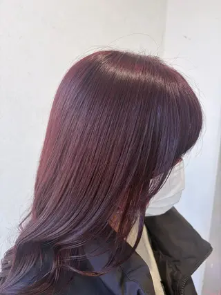 ロング ボブ/レイヤー/ ダブルカラー/みのりのヘアスタイル