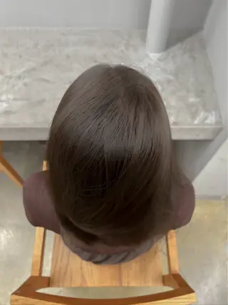 ミディアム カラー nude所属・𝐀𝐦𝐞𝐫𝐢 /透明感カラーのヘアスタイル