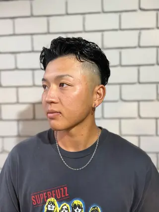 パーマ メンズ メンズ特化美容師/栄 /本間さつきのヘアスタイル