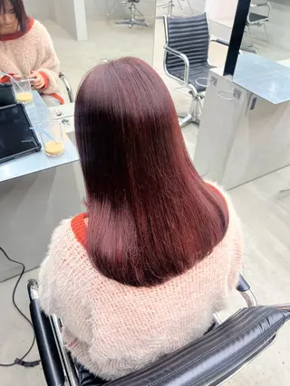 ミディアム カラー 吉沢遣人/レイヤー 艶カラー/抜け感のヘアスタイル