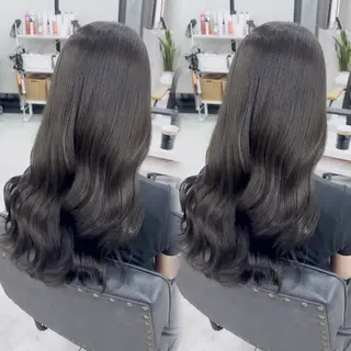 ロング カラー 赤み無し柔らかカラー 【梅田】madokaのヘアスタイル