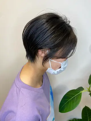 ショート 🇰🇷韓国レイヤー 錦糸町【北山謙三】のヘアスタイル