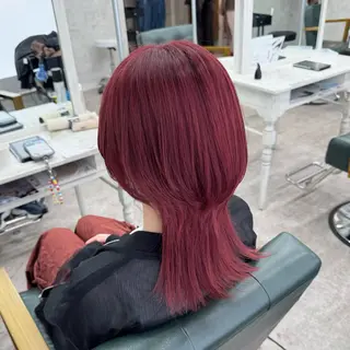 セミロング カラー JUNSHIN🦋 ヘアセット／カラーのヘアスタイル