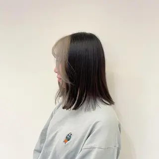 カラー 夏井 沙織のヘアスタイル