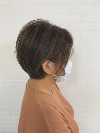 ショート カラー 🎁無料カットカラー 📷撮影モデル募集✨のヘアスタイル