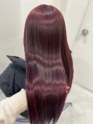 ロング カラー ガーリー♡女の子っぽ ヘア♡ピンクカラー♡のヘアスタイル