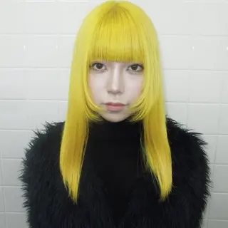 ロング カラー タマキ/似合わせ カット/Wカラーのヘアスタイル