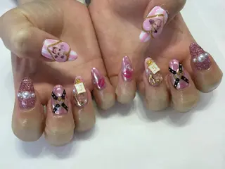 ネイル 💎🐰 saki. m 🐰💎のネイルデザイン