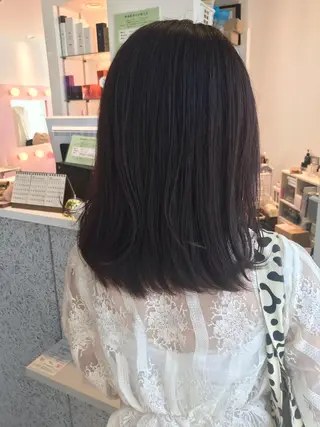 ミディアム 所渉/韓国レイヤー /ウルフカットのヘアスタイル