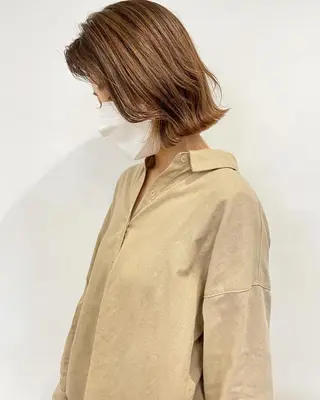 ショート カラー 佐藤 永夏のヘアスタイル