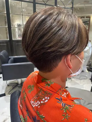 ショート MINX 渡邉由理のヘアスタイル