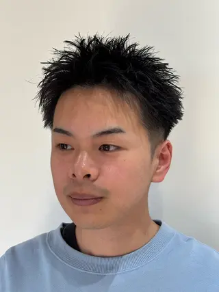 ショート メンズ 【店長】メンズ職人 短髪　ハイトーン🔥のヘアスタイル