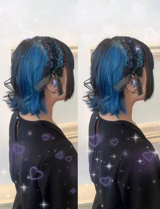 ミディアム ヘアメ/お呼ばれﾍｱ /横浜/nozomiのヘアスタイル