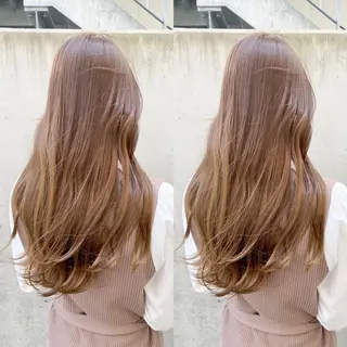 ロング レイヤーカット /透明感カラー西田のヘアスタイル