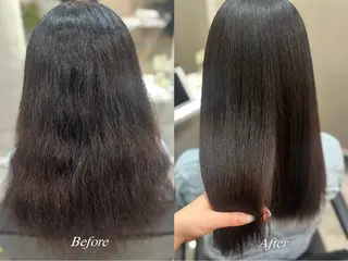 ミディアム 濱本 樹蘭のヘアスタイル