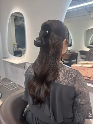 ロング ヘアアレンジ 透明感カラー🫧/ ゆうなのヘアスタイル