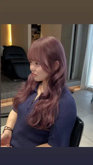 セミロング カラー ayumi / ミディアムトーンのヘアスタイル