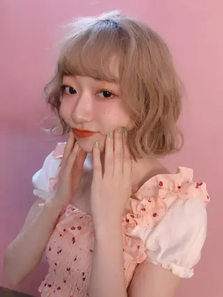 ミディアム カラー 銀座 美容師 ❕mizukaのヘアスタイル