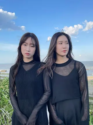 ロング カラー パーマ ヘアアレンジ 🦖ノザワ リンカ🦖のヘアスタイル