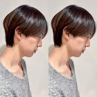 ミディアム パーマ メンズ 👑松山ストレート/ メンズヘア/龍仁👑のヘアスタイル