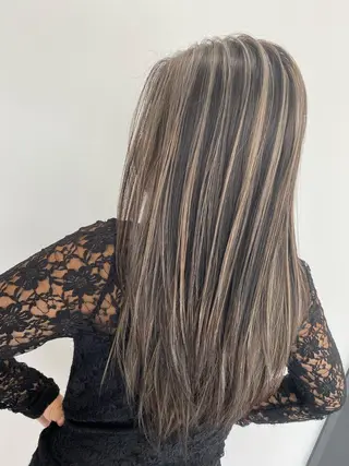 ロング カラー パーマ ヘアアレンジ キッズ ネイル マツエク・マツパ hair  mode RITZ所属・★ 里奈★のヘアスタイル