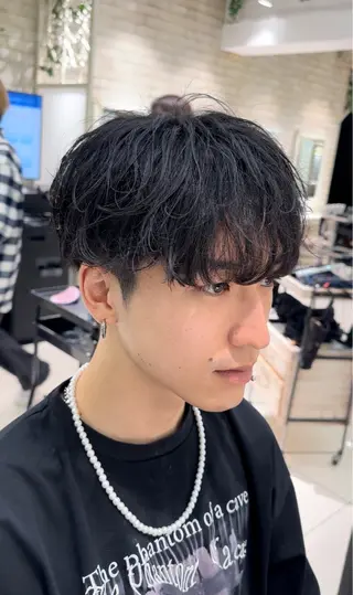 メンズ SALOWIN渋谷caldo店B1所属・岐津公太 メンズ縮毛矯正のプロのヘアスタイル