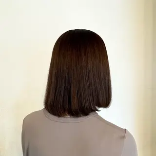 ミディアム カラー 関口 優菜のヘアスタイル