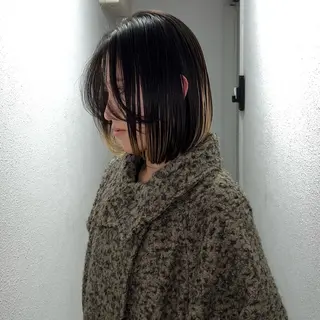 ミディアム Hz/金子 亮/レイヤーカットのヘアスタイル