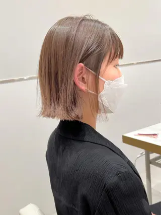 ミディアム レイヤー専門家 ダブルカラー修のヘアスタイル