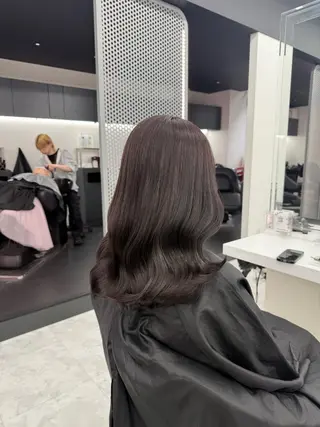 セミロング カラー ヘアアレンジ 🎀Girly艶髪カ ラー🎀Harukaのヘアスタイル