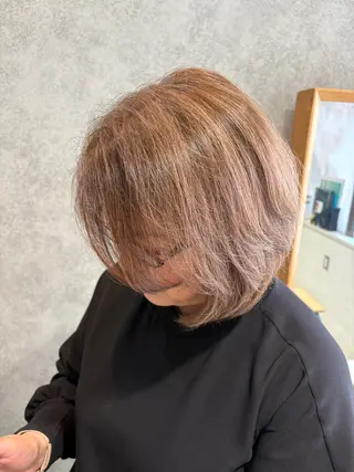 ショート カラー ヘアアレンジ 🧶ブリーチカラー TERU🧶のヘアスタイル