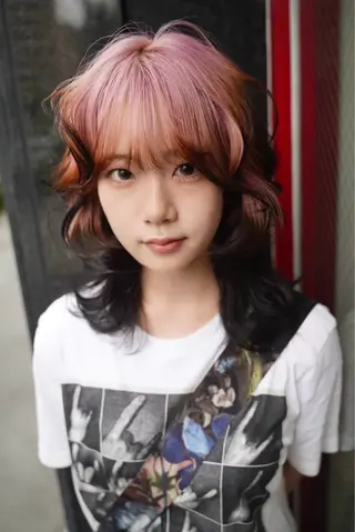 カラー 原宿/ハイトーン ⭐︎airi⭐︎のヘアスタイル