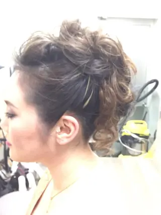 ロング ヘアアレンジ Kanani所属・田中 佐枝子のヘアスタイル