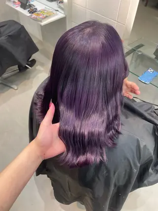 カラー 🖤ROSEL／ KUREA🖤のヘアスタイル