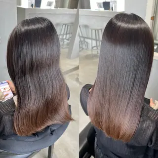 セミロング 🖤美髪師🖤 縮毛矯正🥀emiのヘアスタイル