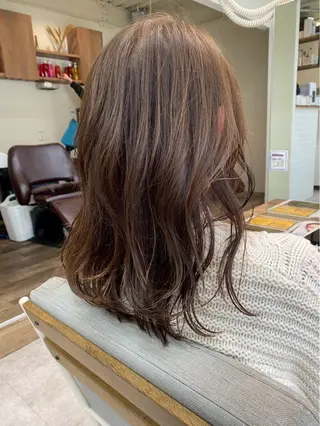 ミディアム カラー 黒崎 大地のヘアスタイル