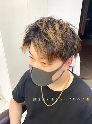 メンズ ハイトーン/ブリーチ MAYURI🌺横浜のヘアスタイル