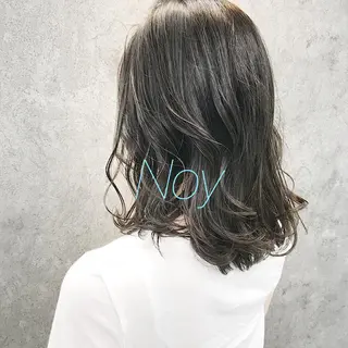 ミディアム 所渉/韓国レイヤー /ウルフカットのヘアスタイル