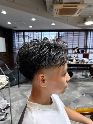 ショート パーマ メンズ growth天神店【グロウ】所属・growth MIKIYAのヘアスタイル