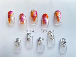 ネイル 【山岡】 ロイヤル•セラピストのネイルデザイン