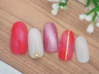 ネイル トップネイリスト Ribbon立川店のネイルデザイン