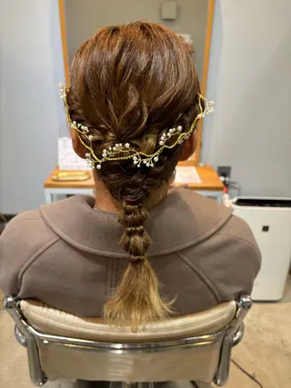 セミロング 桑野 葵のヘアスタイル